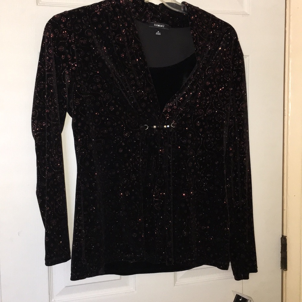 work blouse- 2 fer twinsets